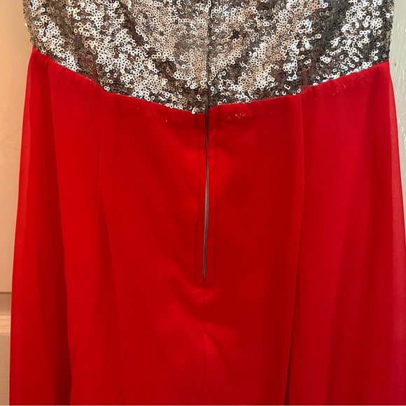 B. DARLIN Strapless Sequin Party Mini Dress 7/8 Dillards - Picture 7 of 10